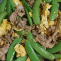 ちづミニー's cooksnap of when they made スナップエンドウと豚肉のオイスター炒め.