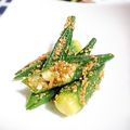 ＴＯＭＯＷＡＴ's cooksnap of when they made オクラの胡麻和え♪.