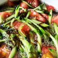 petitmi3's cooksnap of when they made トマトと胡瓜のもずく酢和え.