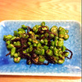 caruga's cooksnap of when they made 日光唐辛子の塩こんぶとごま油の和え物.