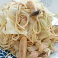 nana✩love's cooksnap of when they made 簡単☆ｷｬﾍﾞﾂとﾂﾅのﾊﾟｽﾀ.