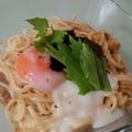*neige*'s cooksnap of when they made コクまろ✾温玉海苔チーズうどん.
