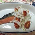 おはなすき's cooksnap of when they made 塩鮭のマリネがけ.