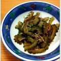 mai☆888's cooksnap of when they made ゴーヤとじゃこの甘辛煮☆.