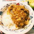 ひっと。's cooksnap of when they made 茄子としめじの挽き肉カレー.