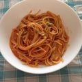 yu921's cooksnap of when they made フライパンひとつで♡トマトクリームパスタ.