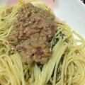 白レバー's cooksnap of when they made 高菜と納豆と梅のめんつゆマヨパスタ.