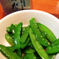 かなえ369's cooksnap of when they made 【簡単副菜】さやえんどうの茹で浸し.