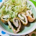 ぐりtoぐら's cooksnap of when they made 鶏ささみの青じそチーズカレー焼き.