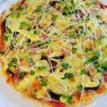 くまえる's cooksnap of when they made 箸で混ぜて☆簡単ピザ生地＆シンプルピザ.