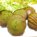 peeske's cooksnap of when they made マドレーヌ*Maccha～抹茶.