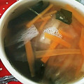 ユーロン's cooksnap of when they made 大根の皮のお味噌汁♡.