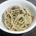 marwee's cooksnap of when they made オイルサーディンのオイルパスタ.