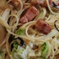 トリノオリンピック☆'s cooksnap of when they made 塩昆布・ベコーン・キャベツで簡単☆パスタ.