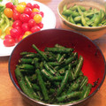 帆かけ人's cooksnap of when they made 定番♡いんげんの胡麻和え.