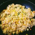 たまごアイス！'s cooksnap of when they made お弁当用 簡単青じそ（大葉）チャーハン.