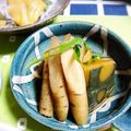 ＴＯＭＯＷＡＴ's cooksnap of when they made かぼちゃとゴボウの煮物.