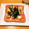 ❁Abake❁'s cooksnap of when they made １枚でお腹満足☆明太マヨちくわトースト.