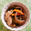 えこ★えこ's cooksnap of when they made 茎わかめと豚肉の煮物.