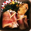 Kanacocoa＊'s cooksnap of when they made ☆トマト＆チーズのベーコン巻☆お弁当～♪.