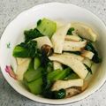 chesurin's cooksnap of when they made エリンギとチンゲン菜の中華あえ.