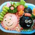 らるるるるるる's cooksnap of when they made キャラ弁　バーバパパ.