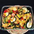 Ridergeek's cooksnap of when they made 夏野菜のぎゅうぎゅう焼き.