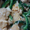 ふぁんたにゃん's cooksnap of when they made ゴーヤと油揚げの塩炒め　ふわふわ卵と共に.
