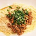 ＊misamisa＊'s cooksnap of when they made おなか満足☆納豆カルボナーラそうめん♪.