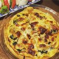クリオネネ's cooksnap of when they made パイシートで簡単！グラタン風キッシュ.