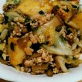 kurouneko's cooksnap of when they made 厚揚げとニラの油淋鶏もどき.