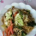 shouko's cooksnap of when they made 偽焼きそば.