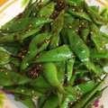 クック6JTL35☆'s cooksnap of when they made おススメ！ささげの青南蛮なめんつゆ炒め.