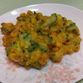 かよことみみ's cooksnap of when they made トウモロコシとゴーヤのかき揚げ.