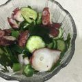 クック00S8AC☆'s cooksnap of when they made ﾀｺとｵｸﾗの酢の物.