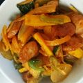 papaso's cooksnap of when they made 簡単ランチかぼちゃとベーコンのナポリタン.