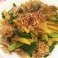 yorei's cooksnap of when they made じゃがとピーマンのにんにく醤油おかか炒め.