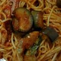 クック57VZDE☆'s cooksnap of when they made ナスとベーコンのトマトスパゲティ☆.