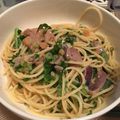 NancyHO's cooksnap of when they made 絶品★ワンボールで塩辛の和風冷製パスタ.