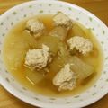 ぽりぽり拓庵's cooksnap of when they made 鶏つくねと冬瓜の春雨スープ.