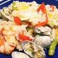 かずは☆彡's cooksnap of when they made ＊フライパンde簡単本格パエリア＊.