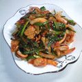 ガッテン's cooksnap of when they made キャンプ飯！イカの辛味炒め.