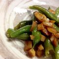まーきー♪'s cooksnap of when they made 材料２つ！インゲンのガーリック炒め.