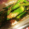 目指せ美白's cooksnap of when they made 簡単♡オクラのゴマ和え.