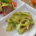 kana叶's cooksnap of when they made ゴーヤの梅葱和え.