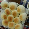 87はるか☆'s cooksnap of when they made HBで簡単♡ふんわりきな粉クリームパン.