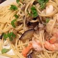 らぶばあど's cooksnap of when they made 海老と茄子のパスタ.