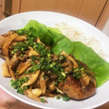 クック0GVMT3☆'s cooksnap of when they made きのこソースの和風ハンバーグ.
