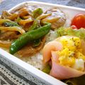 runa10's cooksnap of when they made お弁当にゆで卵のハムマヨサンド.