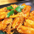 えみっちぃ♪'s cooksnap of when they made 簡単すぎる人参と茄子の豚肉巻き甘酢餡かけ.